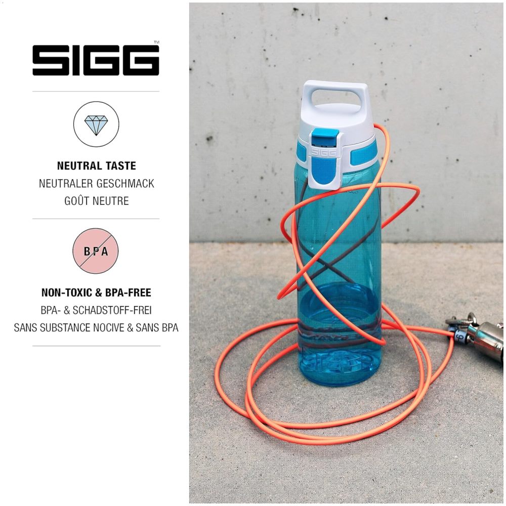 SIGG Total Colour ONE Water Bottle 600ml (Aqua) - Image 1