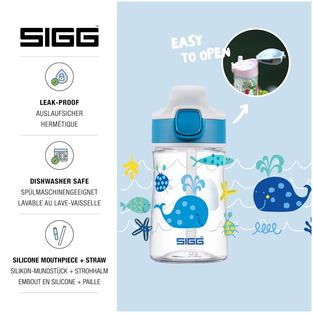 SIGG Miracle Water Bottle 350ml (Ocean Friend) - Image 1