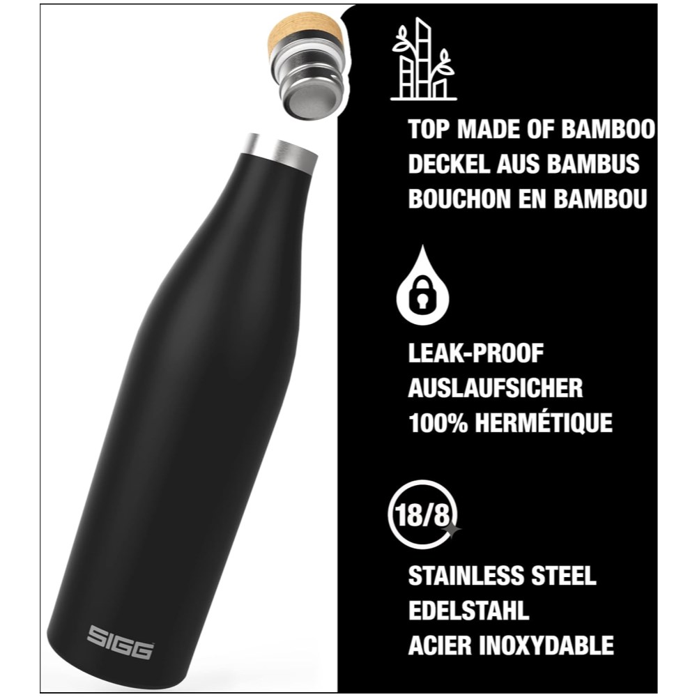 SIGG Meridian Bottle 500ml (Black) - Image 1