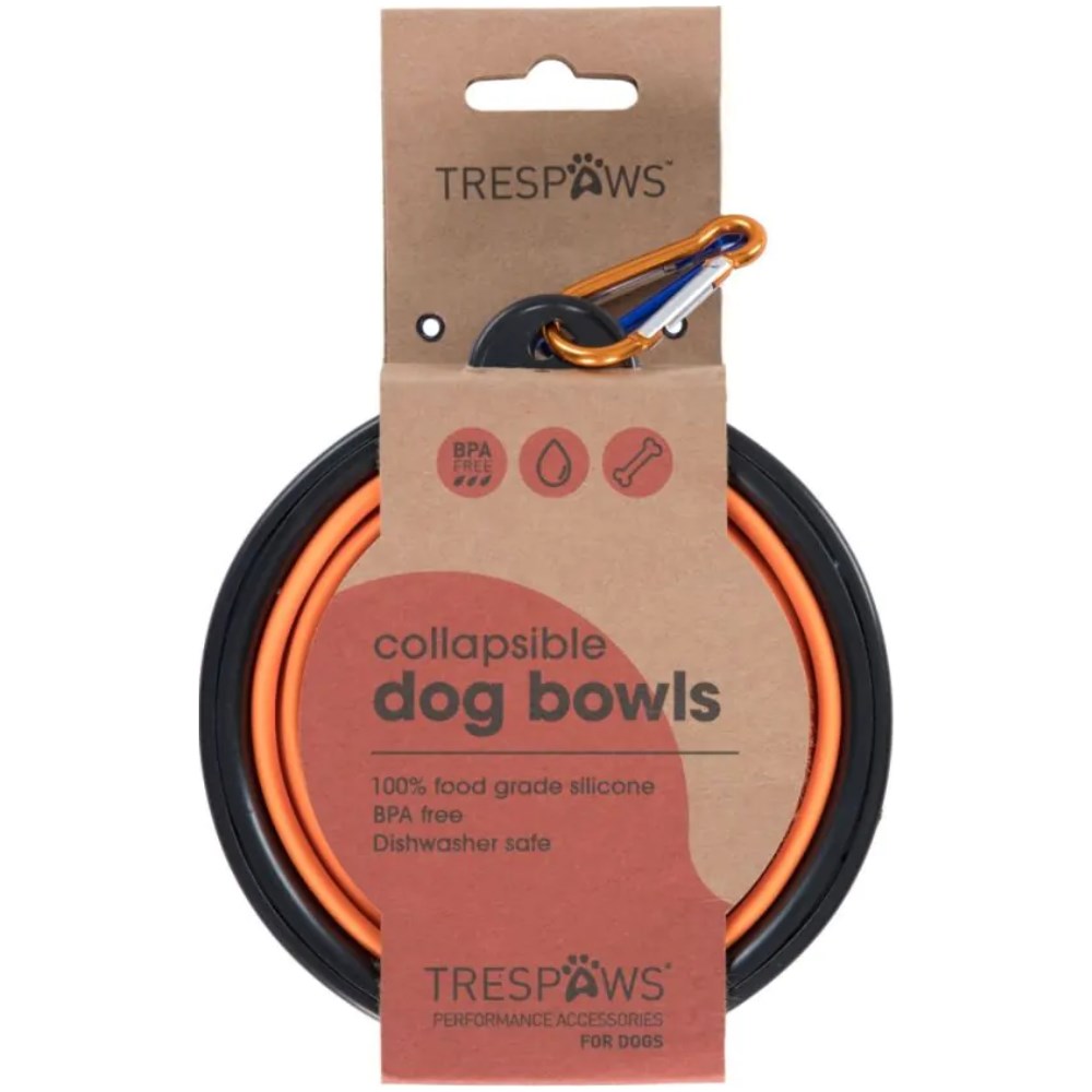 Trespaws Sippy Collapsible Dog Bowl - Set of 2