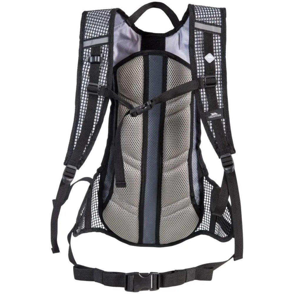 Trespass Mirror Hydration Backpack 15 L - Silver Reflective - Image 2