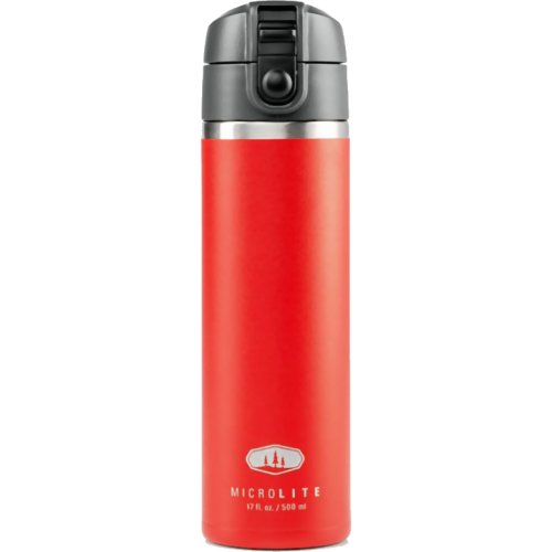 GSI Outdoors Microlite 500 Flip Vacuum Bottle - 500 ml (Red)