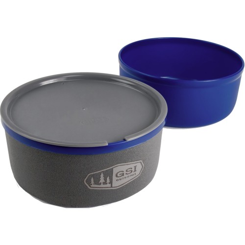 GSI Outdoors nForm Ultralight Nesting Bowl and Mug (Blue)