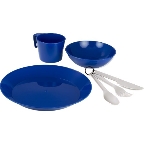 GSI Outdoors Cascadian 1 Person Tableset (Blue)