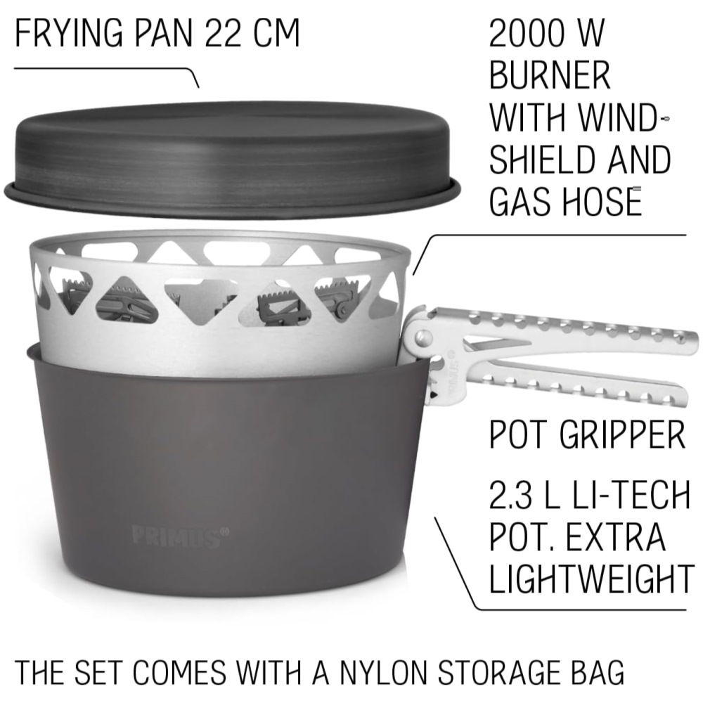 Primus Essential Plus Stove Set 2.3L (1 Pot) - Image 1