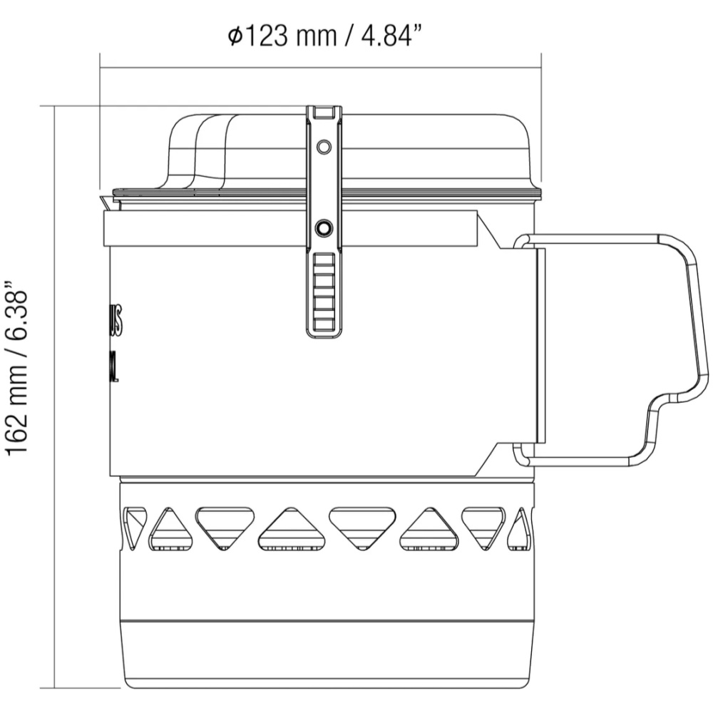 Primus Lite XL Stove System II 1000ml (Blue) - Image 1