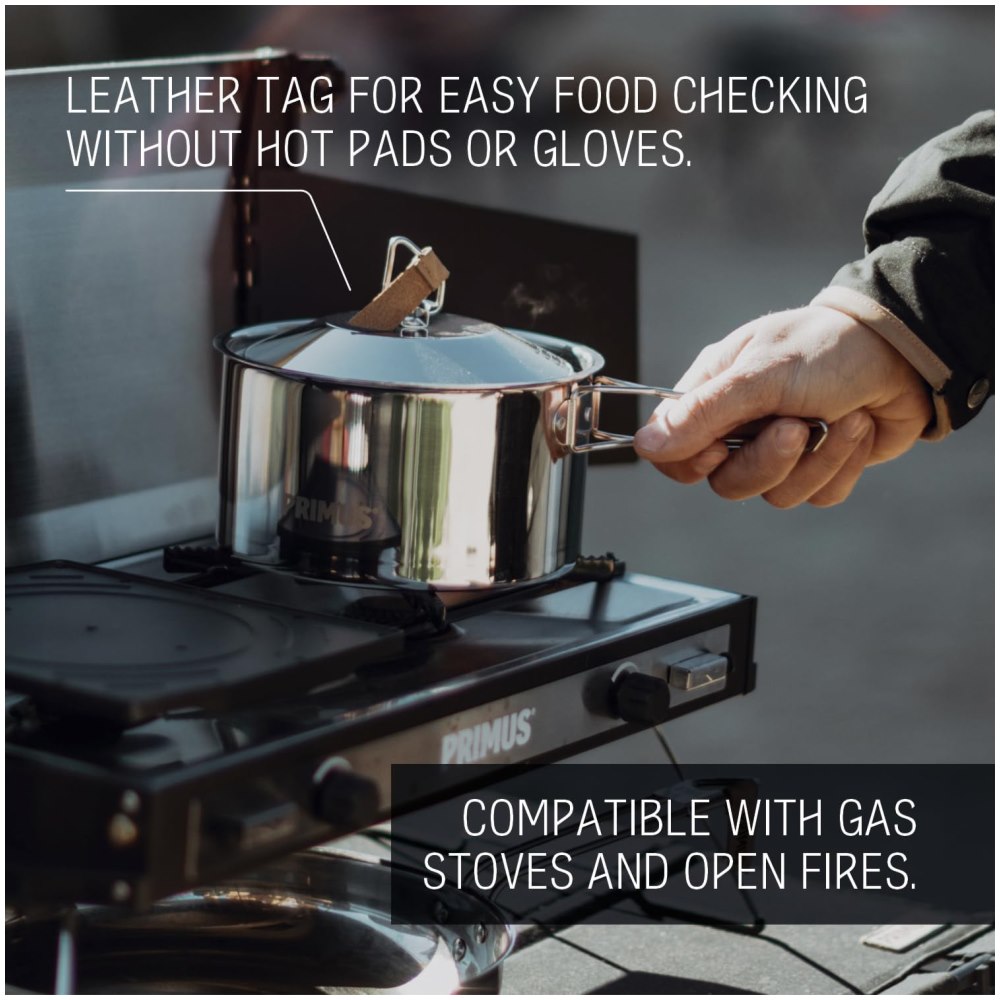 Primus CampFire Stainless Steel Cookset Small 1.8L (2 Piece) - Image 1