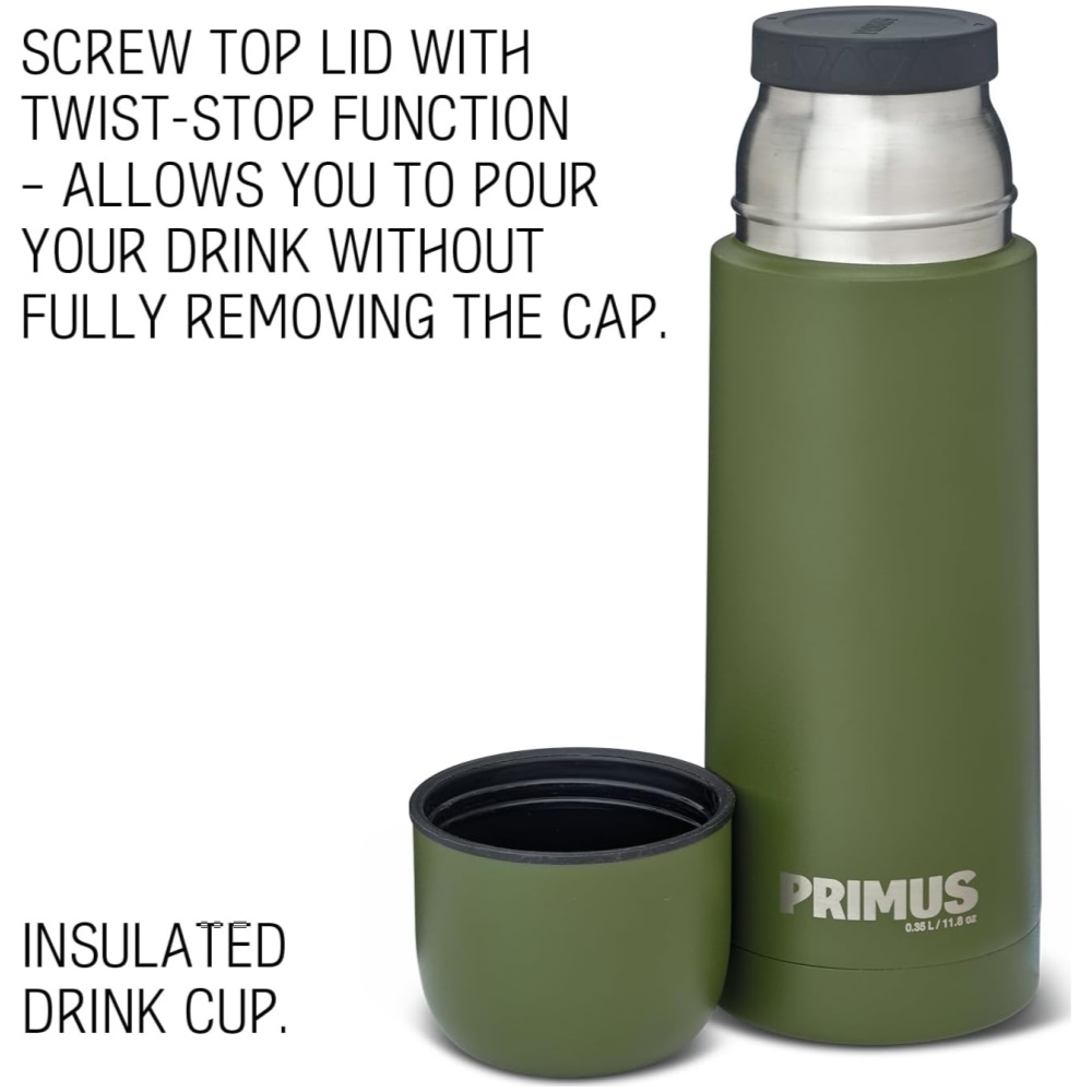 Primus Classic Light Vacuum Bottle 1000ml (Olive Drab Green) - Image 1