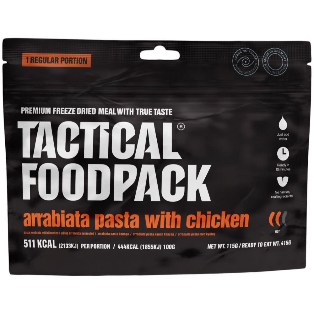 Tactical Foodpack Arrabiata Pasta with Chicken - Image 1