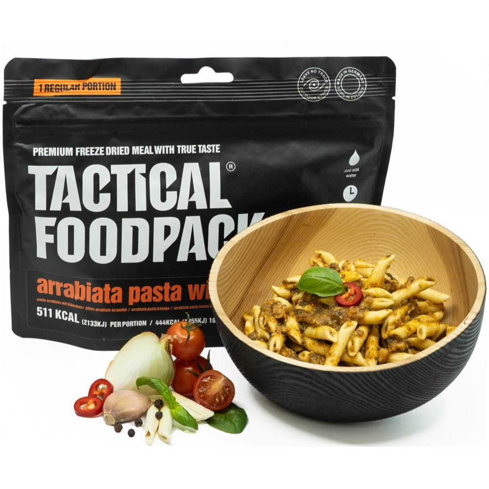 Tactical Foodpack Arrabiata Pasta with Chicken
