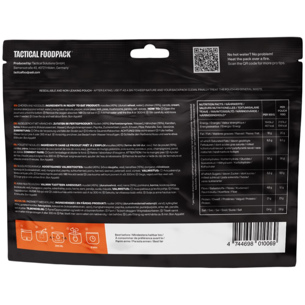 Tactical Foodpack Chicken and Noodles - Image 2