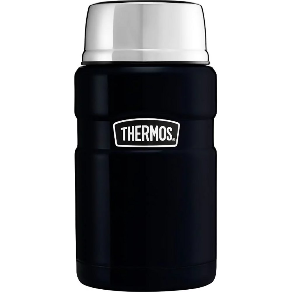 Thermos Stainless Steel King Food Flask - Matt Black (710 ml) (Thermos 101540)