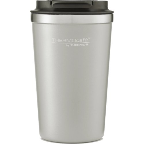 Thermos Thermocafe Earth Collection Insulated Flip Lid Tumbler - 340 ml (Grey) (Thermos TH-106776)