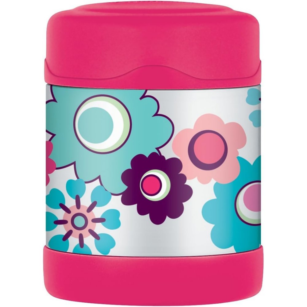 Thermos FUNtainer Food Jar - Pink Floral (290 ml) (Thermos 186394)