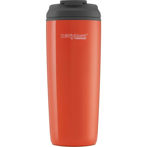 Thermos Thermocafe Traveller Flip Lid Travel Tumber 450ml (Coral)