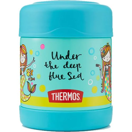 Thermos Rachel Ellen Funtainer Insulated Food Flask 290ml (Mermaid)