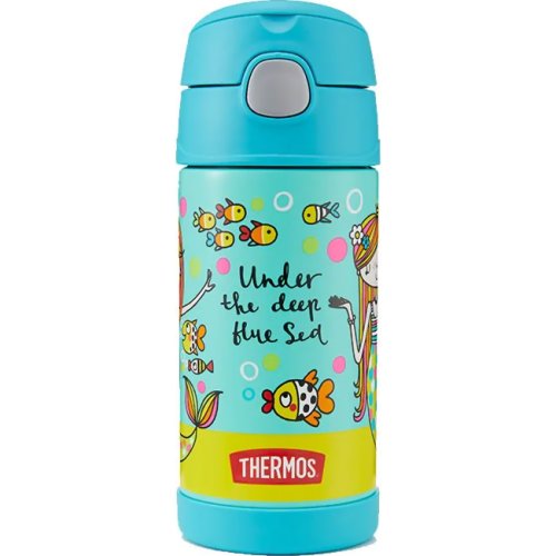 Thermos Rachel Ellen Funtainer Insulated Hydration Bottle - Mermaid (355 ml) (Thermos 200149)
