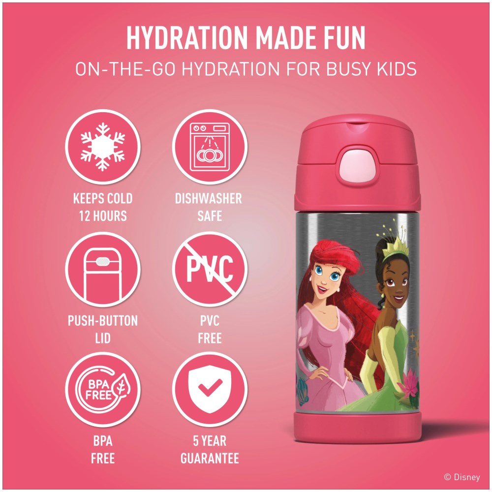 Disney Funtainer Bottle 355ml Princesses I - Image 4