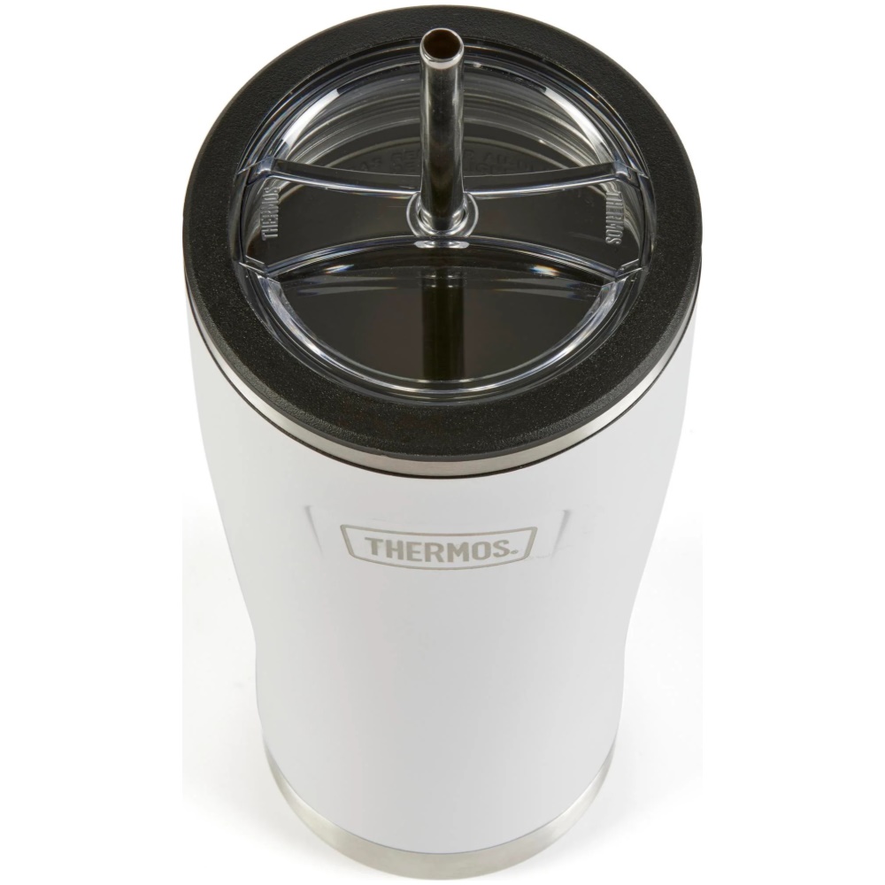 Thermos Icon Series Cold Cup Tumbler with Straw 710ml (Ice White) - Image 3