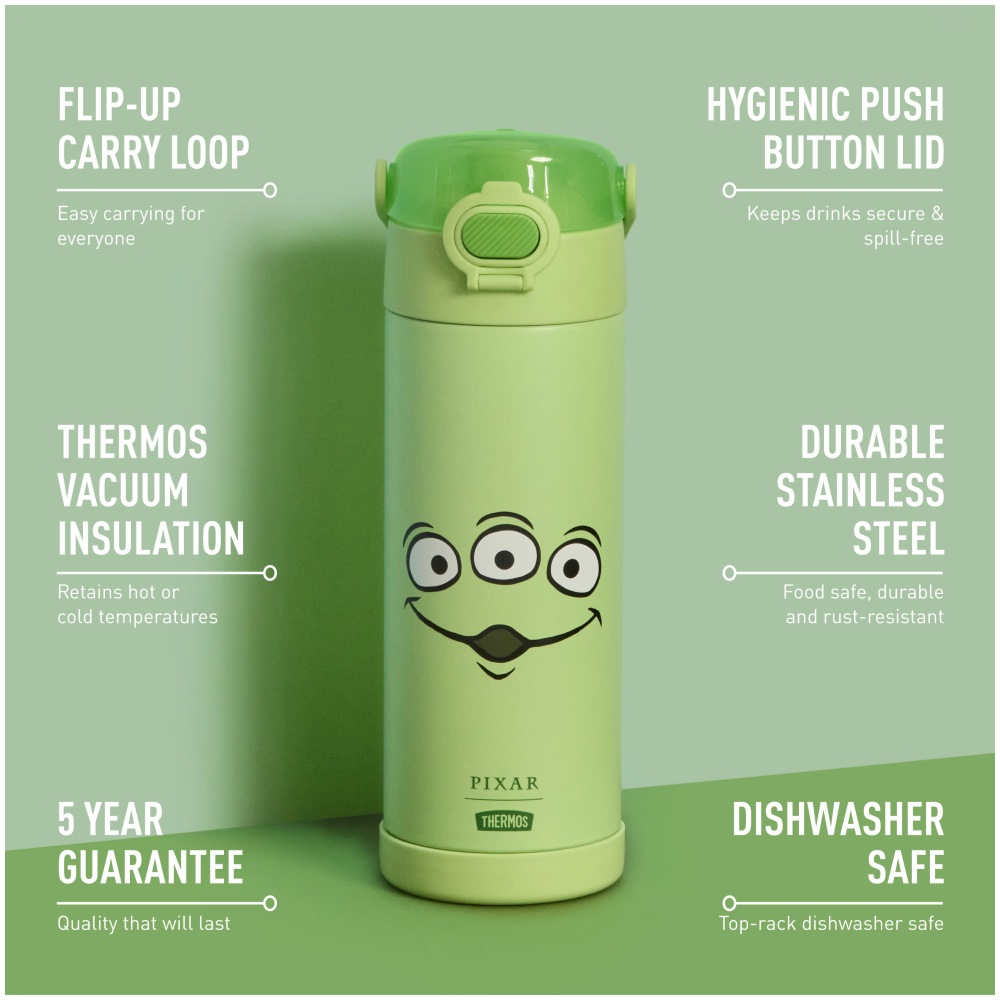 Disney Toy Story Funtainer Bottle 470ml Alien - Image 4