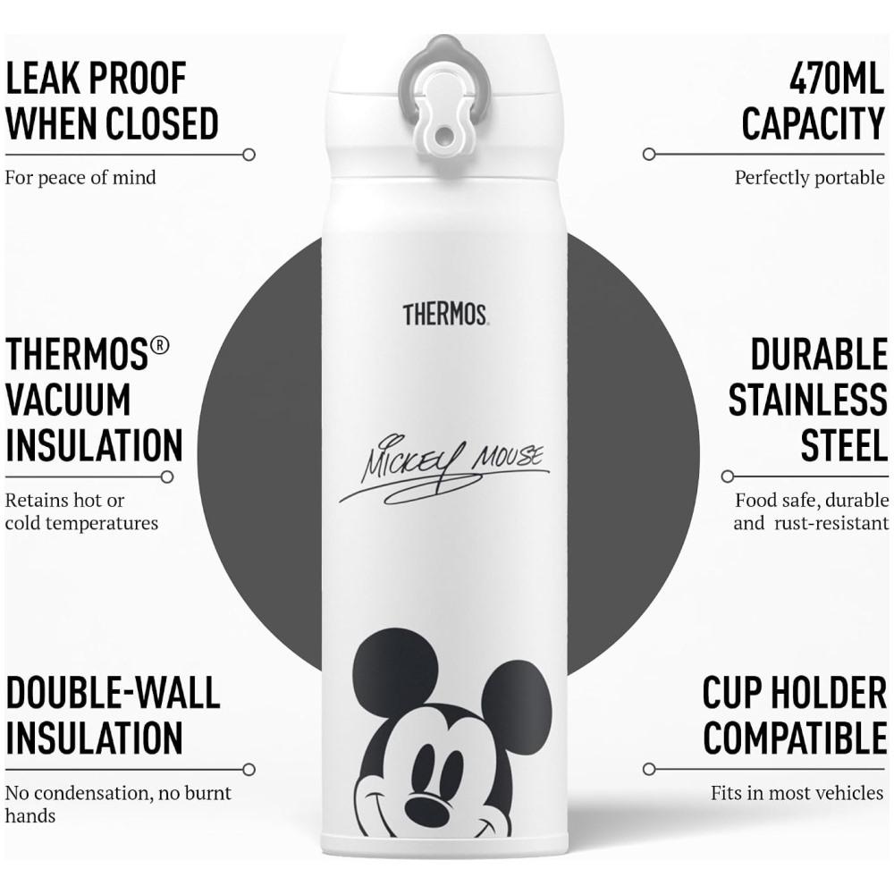 Disney Signature Direct Drink Flask 470ml Mickey Mouse - Image 4