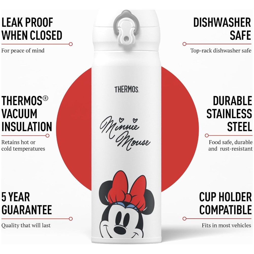 Disney Signature Direct Drink Flask 470ml Minnie Mouse - Image 3