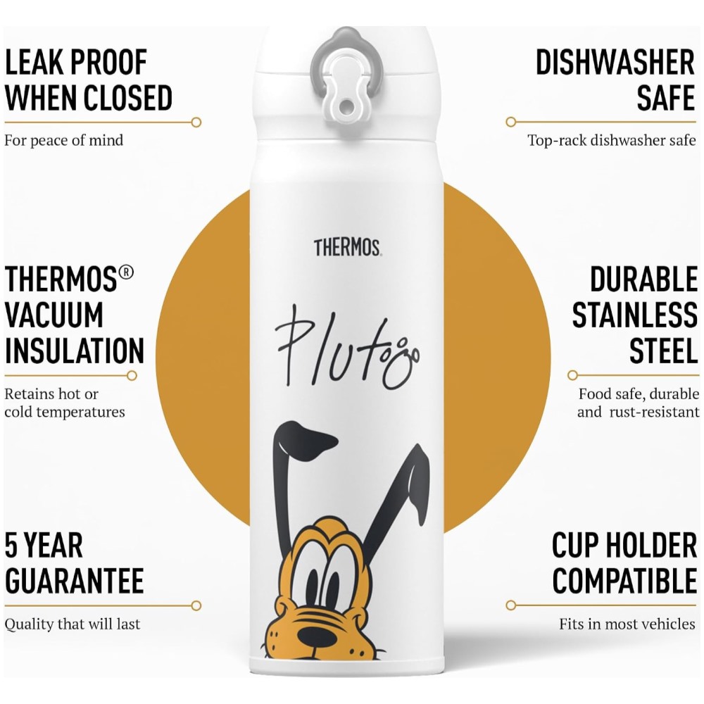 Disney Signature Direct Drink Flask 470ml Pluto - Image 3