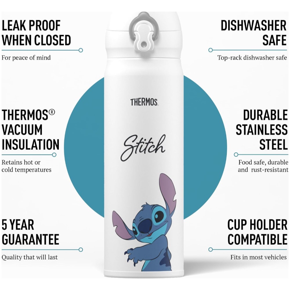 Disney Signature Direct Drink Flask 470ml Stitch - Image 3