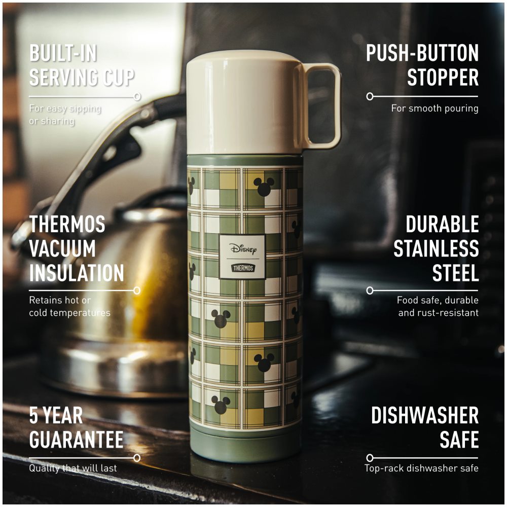 Thermos Revival Flask 500ml Disney Green - Image 5