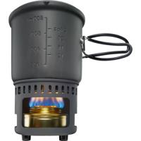 Preview Esbit Hard Anodised Aluminium Cookset with Heat Exchanger and Alcohol Burner (985 ml)