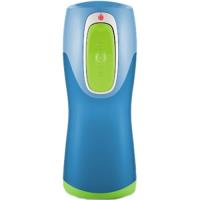 Preview Contigo Autoseal Kids Water Bottle (Blue with Green button)
