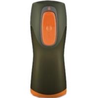 Preview Contigo Autoseal Kids Water Bottle (Army Green with Orange button)
