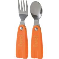 Preview FUEL Folding Cutlery Set (Fork & Spoon) - Orange