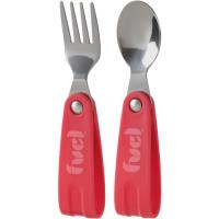 Preview FUEL Folding Cutlery Set (Fork & Spoon) - Red