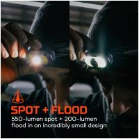 Preview NEBO Mycro 550+ Head Torch - Black - Image 1