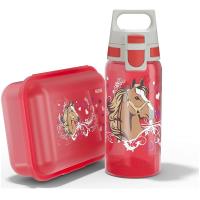 Preview SIGG Viva School Set Lunchbox and 500ml Water Bottle - Horses