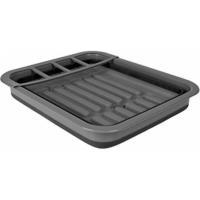 Preview Summit POP! Collapsible Dish Utensil Drainer (Black/Grey) - Image 1